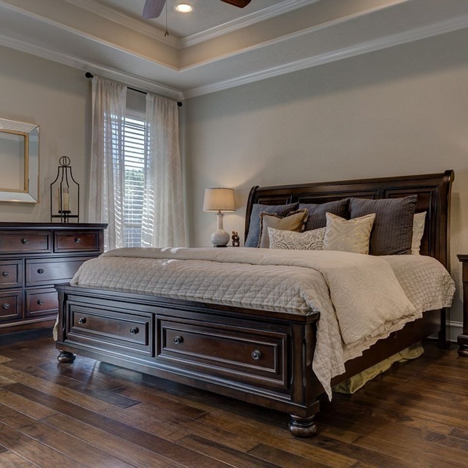 Painted bedroom — Arrow Painting photo gallery