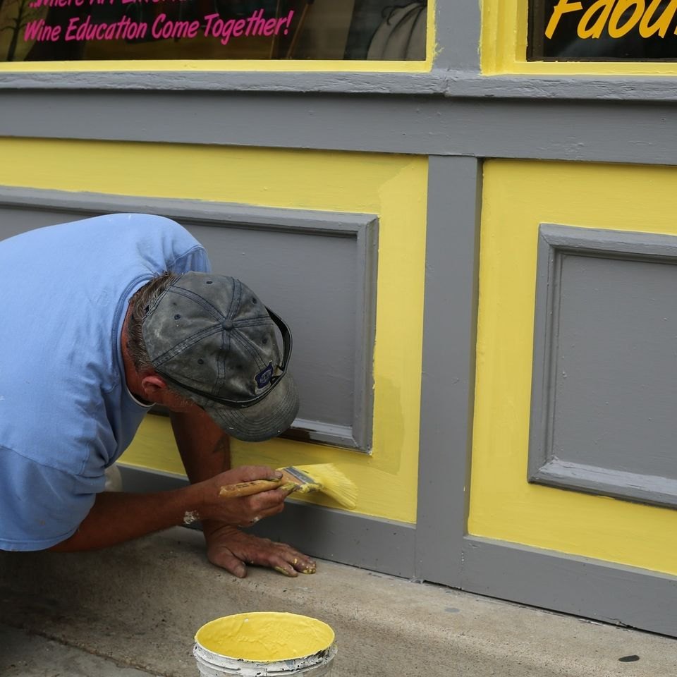Painting work in progress — Arrow Painting photo gallery